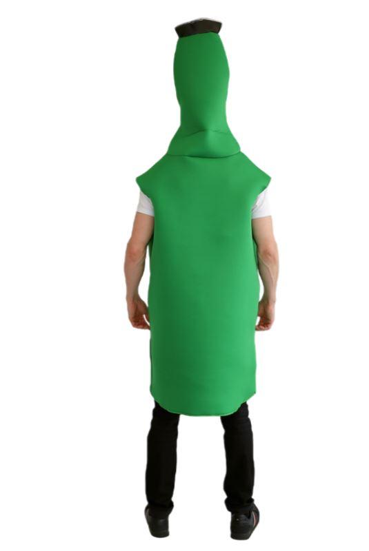 Costume Adult Lukinbetta Green Beer Bottle One Size