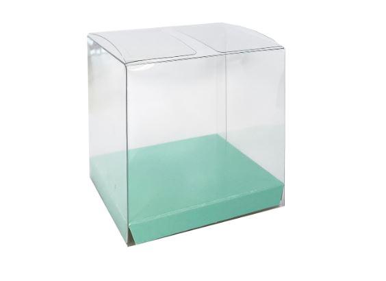 Favour Loot Gift Box Clear - Mint Green Pk 10