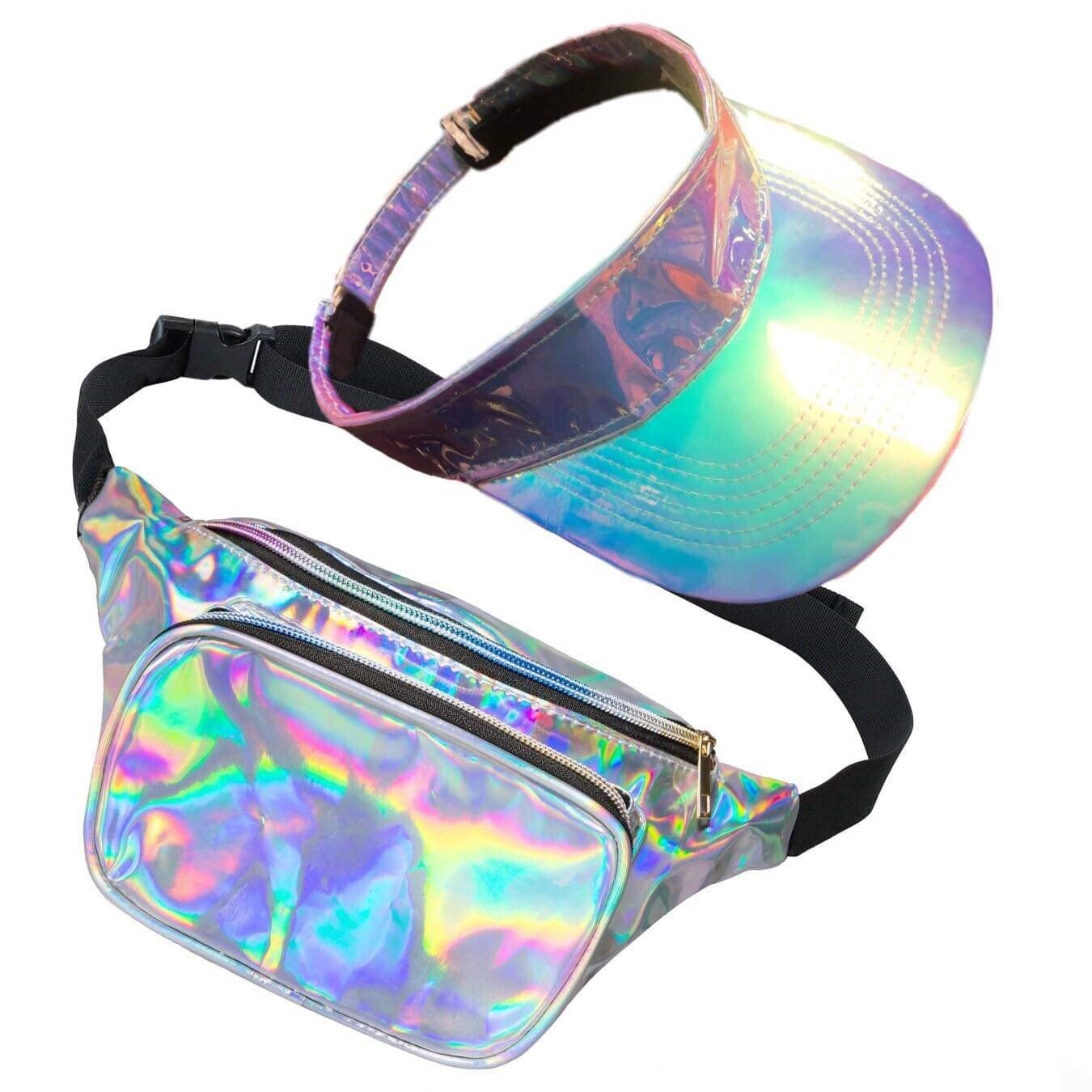 Bum Bag And Visor Set Space Galaxy 1980s Costume Accessory