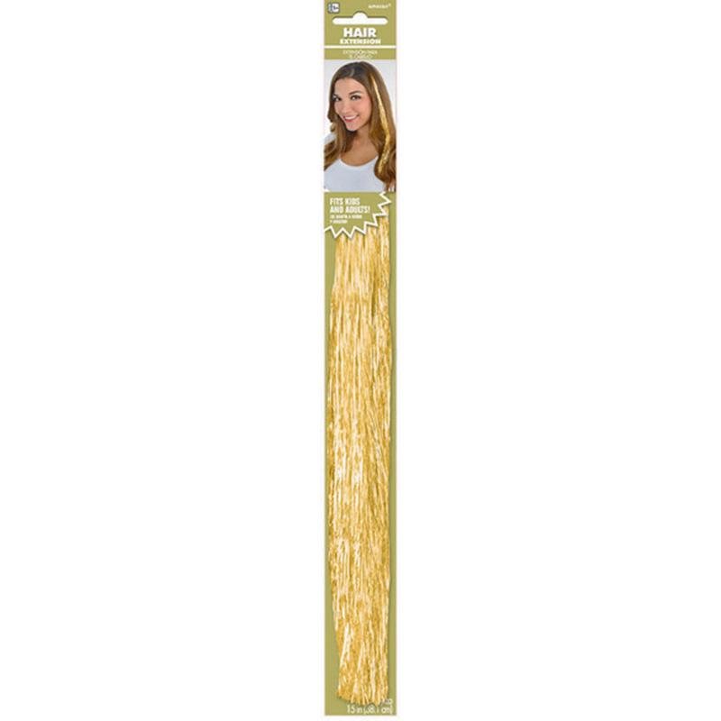 Gold Hair Extensions Clip In 38cm