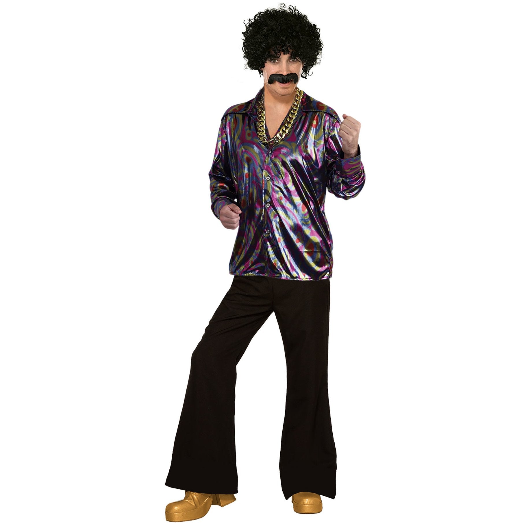 Costume Adult Male Groovy Disco Shirt 1970s