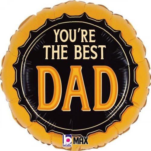 Balloon Foil 45cm Best Dad Beer
