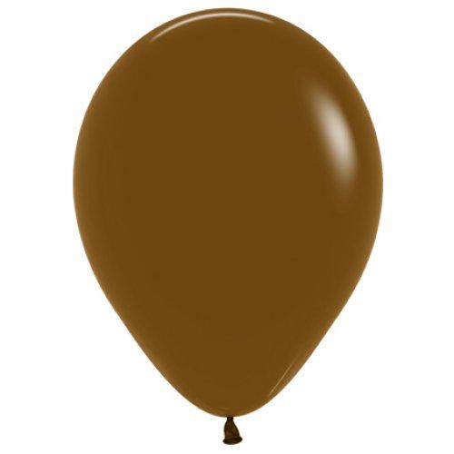 Latex Balloons 30cm Fashion Coffee Brown Pk 100