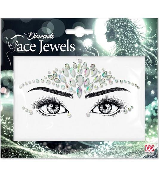 Face Jewels Mystique Diamonds Princess/Fairy Adhesive Costume Accessory