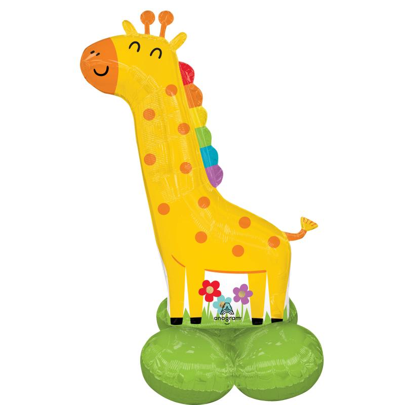 Balloon Foil Airloonz Baby Giraffe 101cm x 68cm (Air Fill Only)
