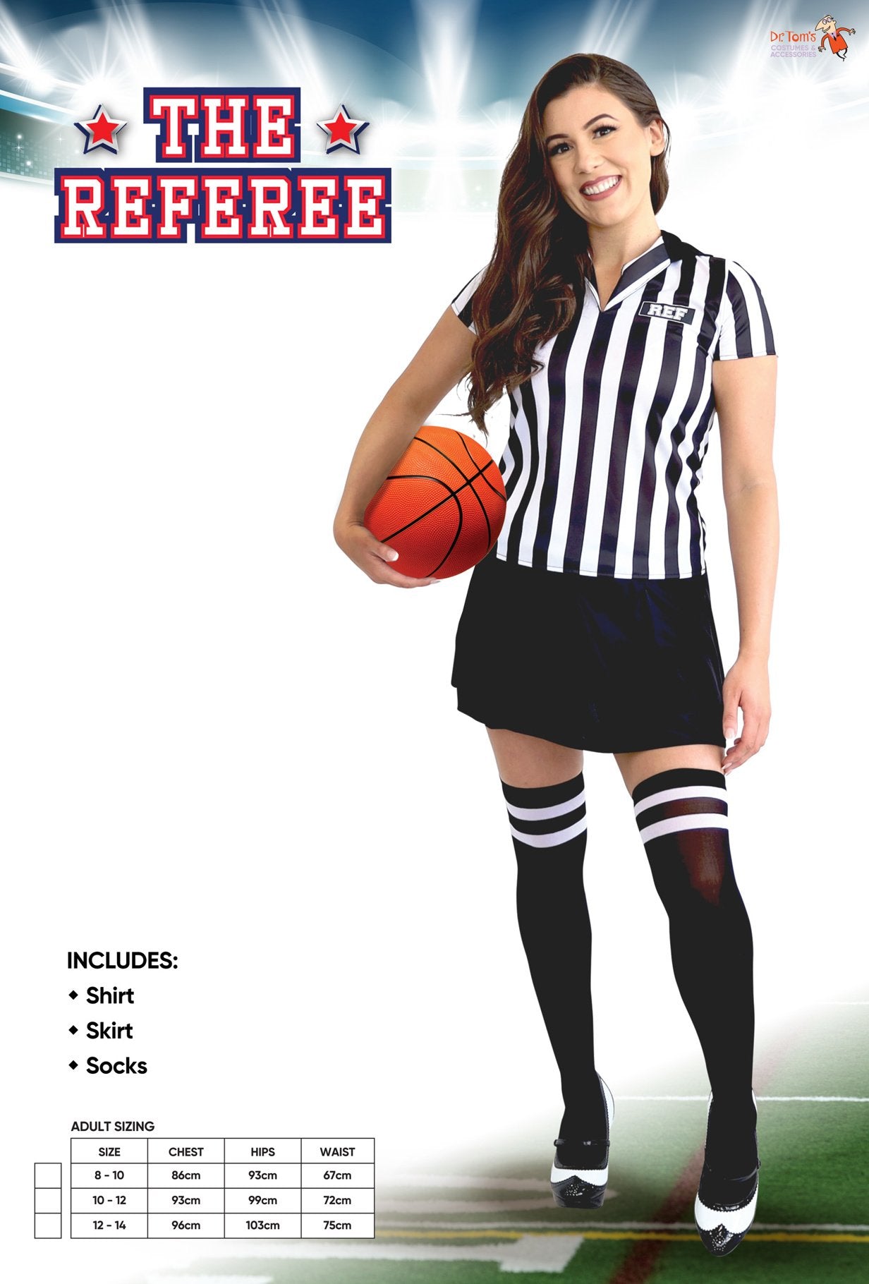 Costume Adult Female Referee