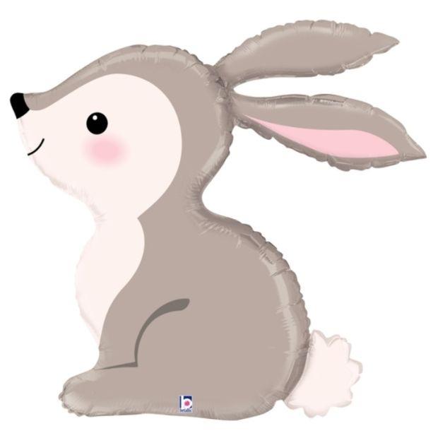 Balloon Foil Shape Woodland Bunny 91cm