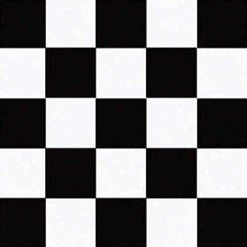 Checkered Black/White Racing Lunch Napkin 3ply Pk18