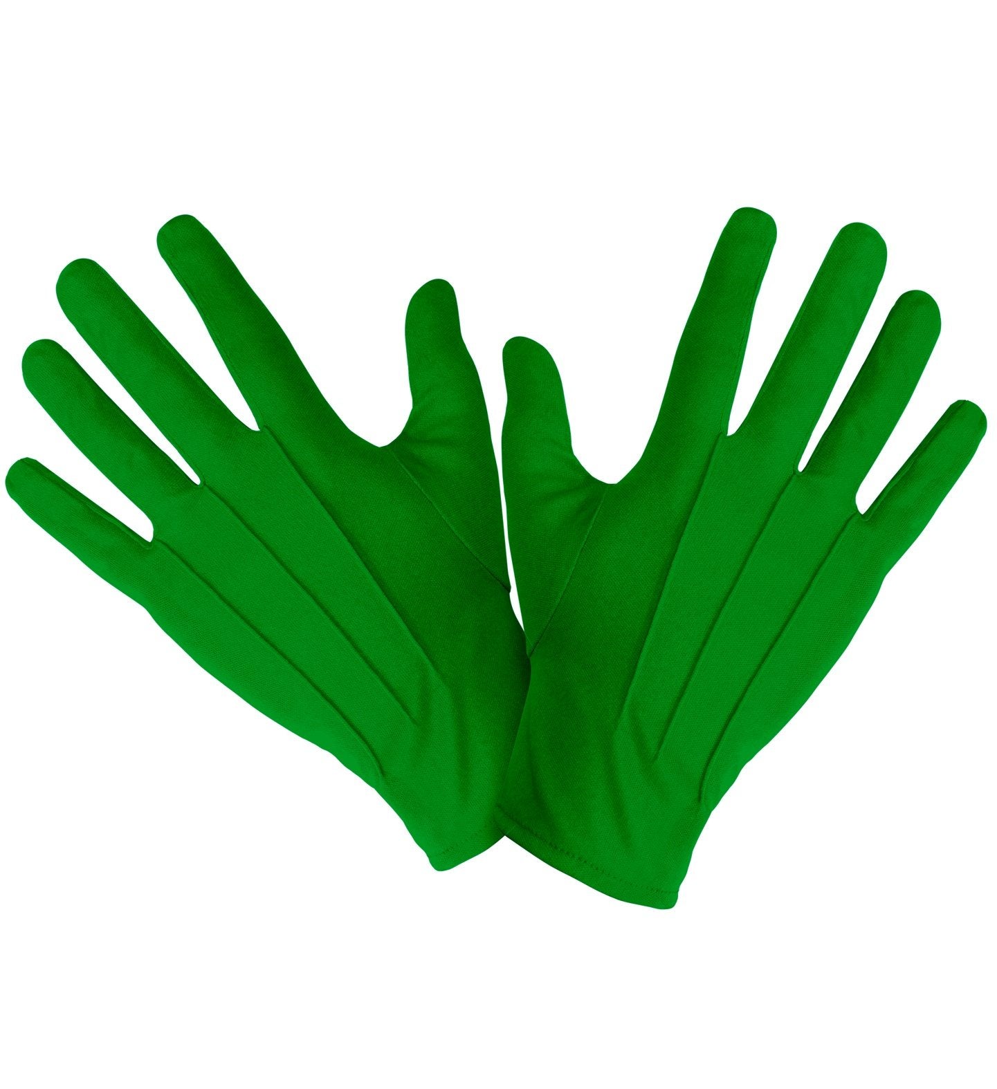 Gloves Short Green Adult Character Costume Accessory