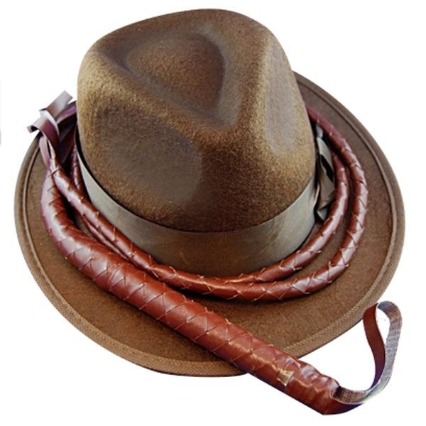 Hat Indiana Brown Feltex With Whip