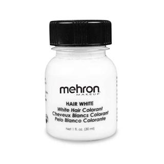 Mehron Hair White Colour With Brush 30ml