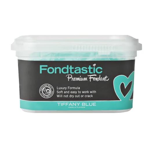 Fondtastic Premium Fondant Tiffany Blue 250g Cake Decorating - LAST CHANCE