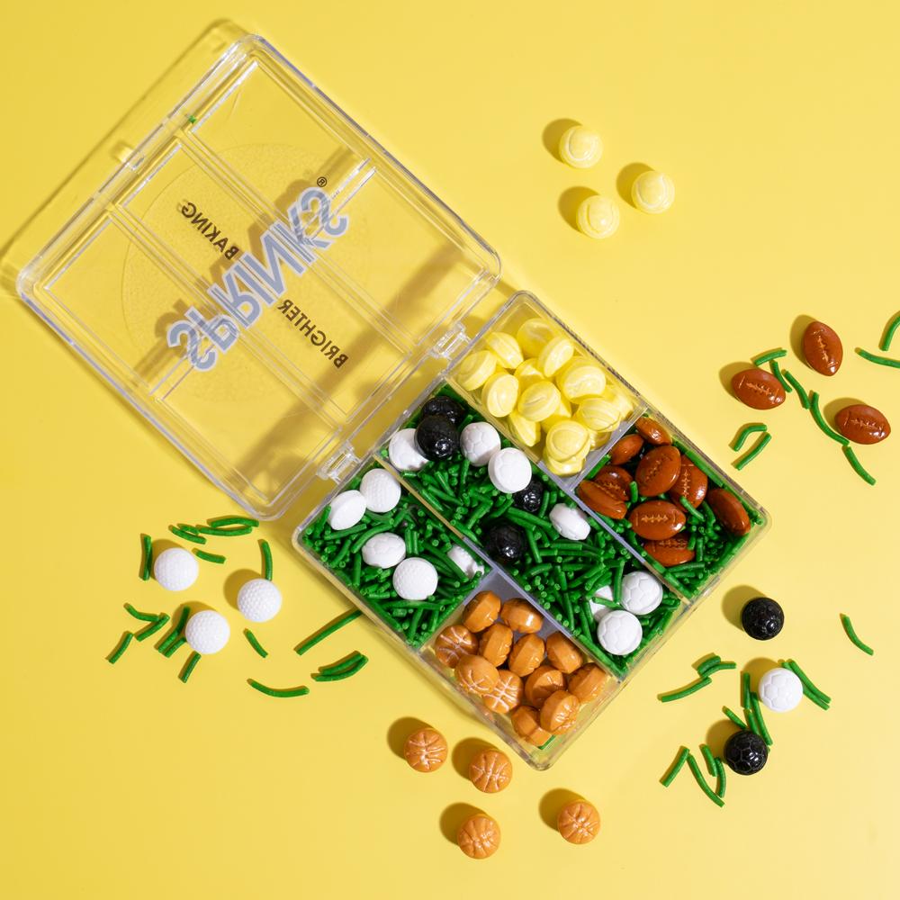 Edible Decorations Sprinkles Sports Ball Mix 95g