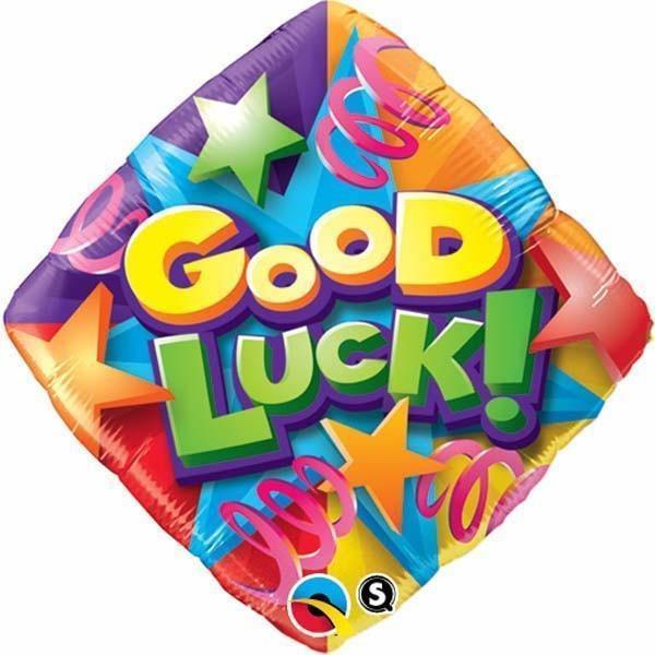 Balloon Foil 45cm Good Luck Stars & Streamers