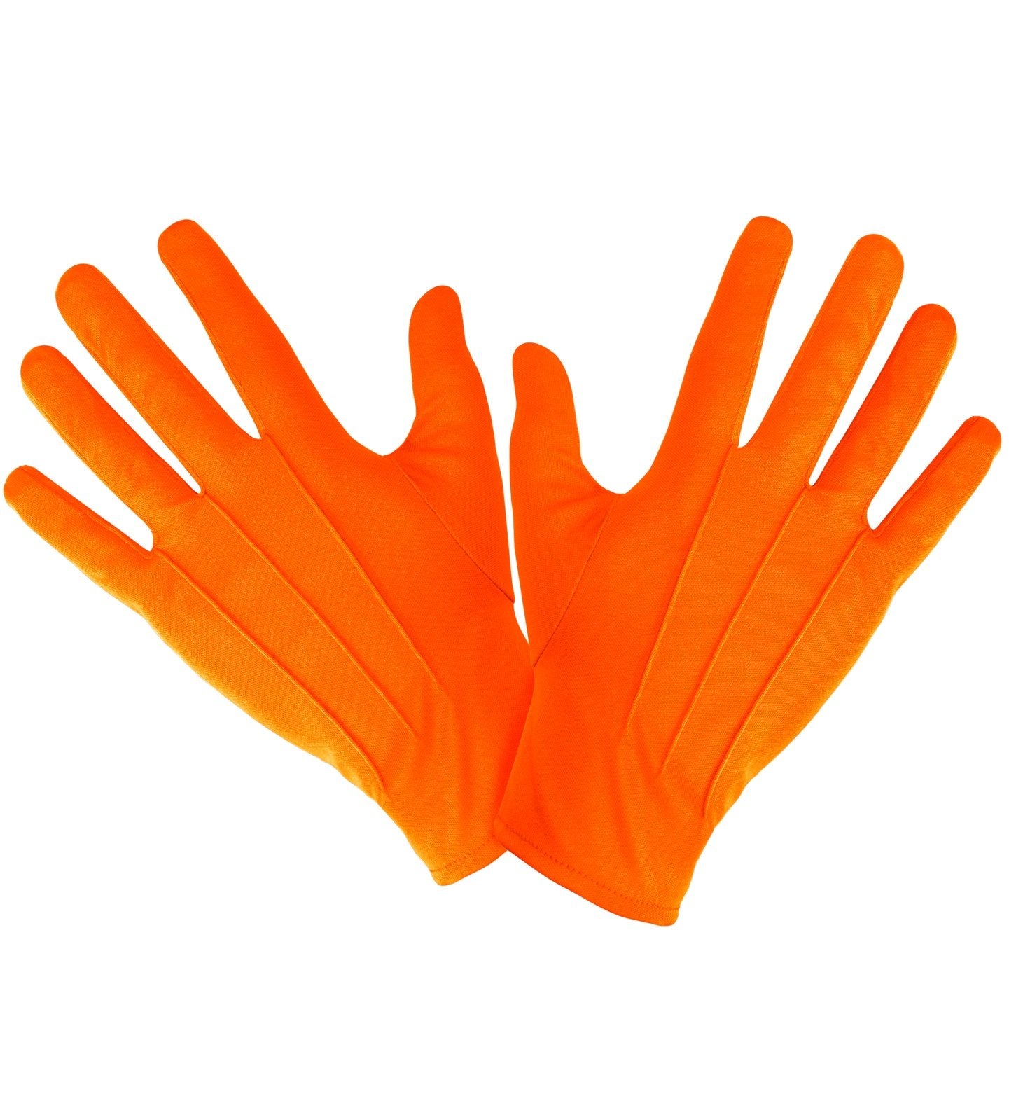 Gloves Short Orange Adult Character Costume Accessory