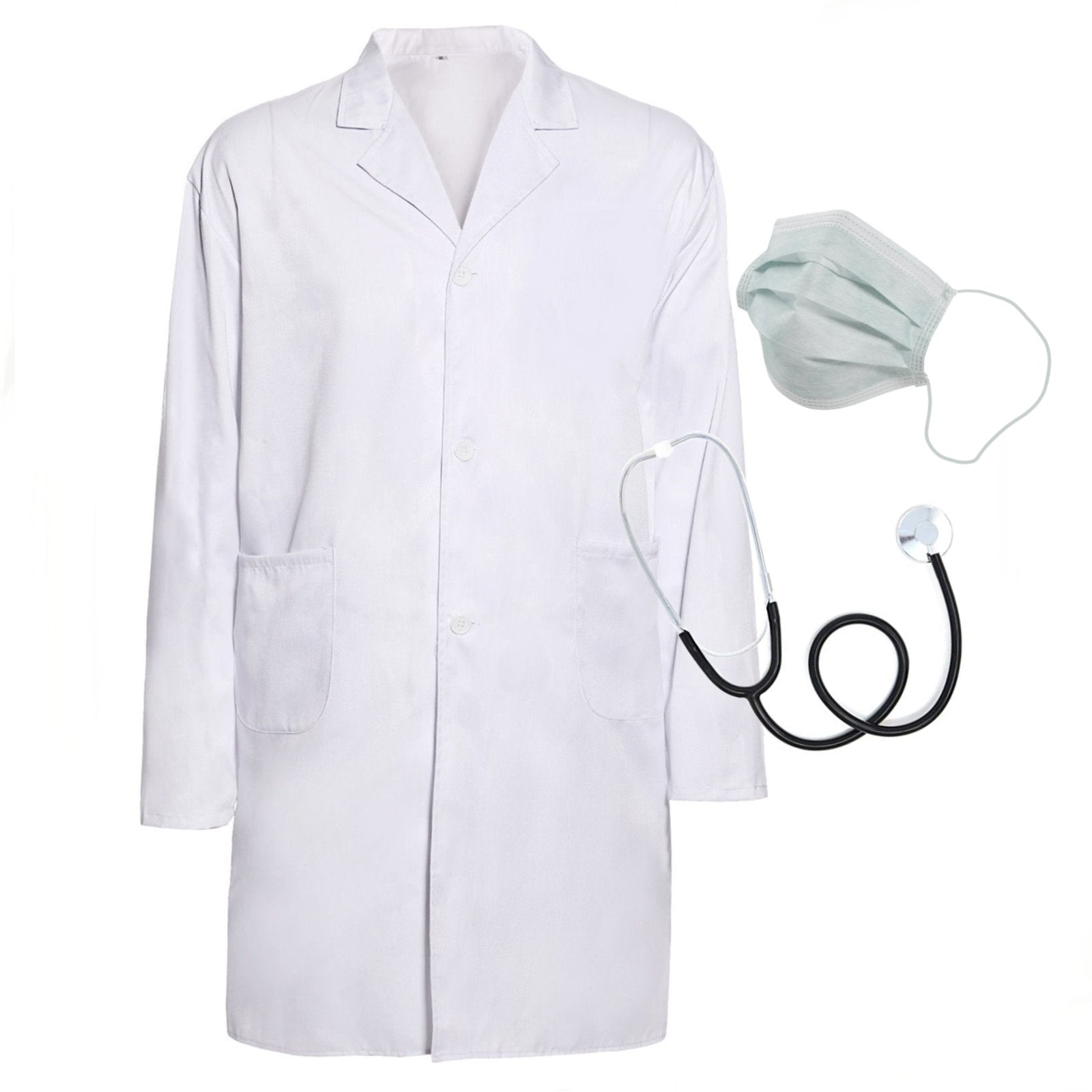 Costume Adult Doctor/Medical Hospital Lab Coat & Accessory Kit