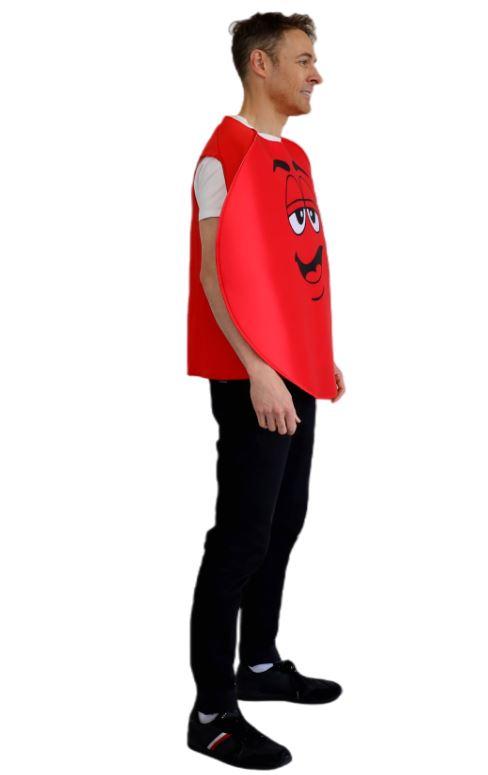 Costume Adult Coloured Chocolate Red Comical/Funny One Size