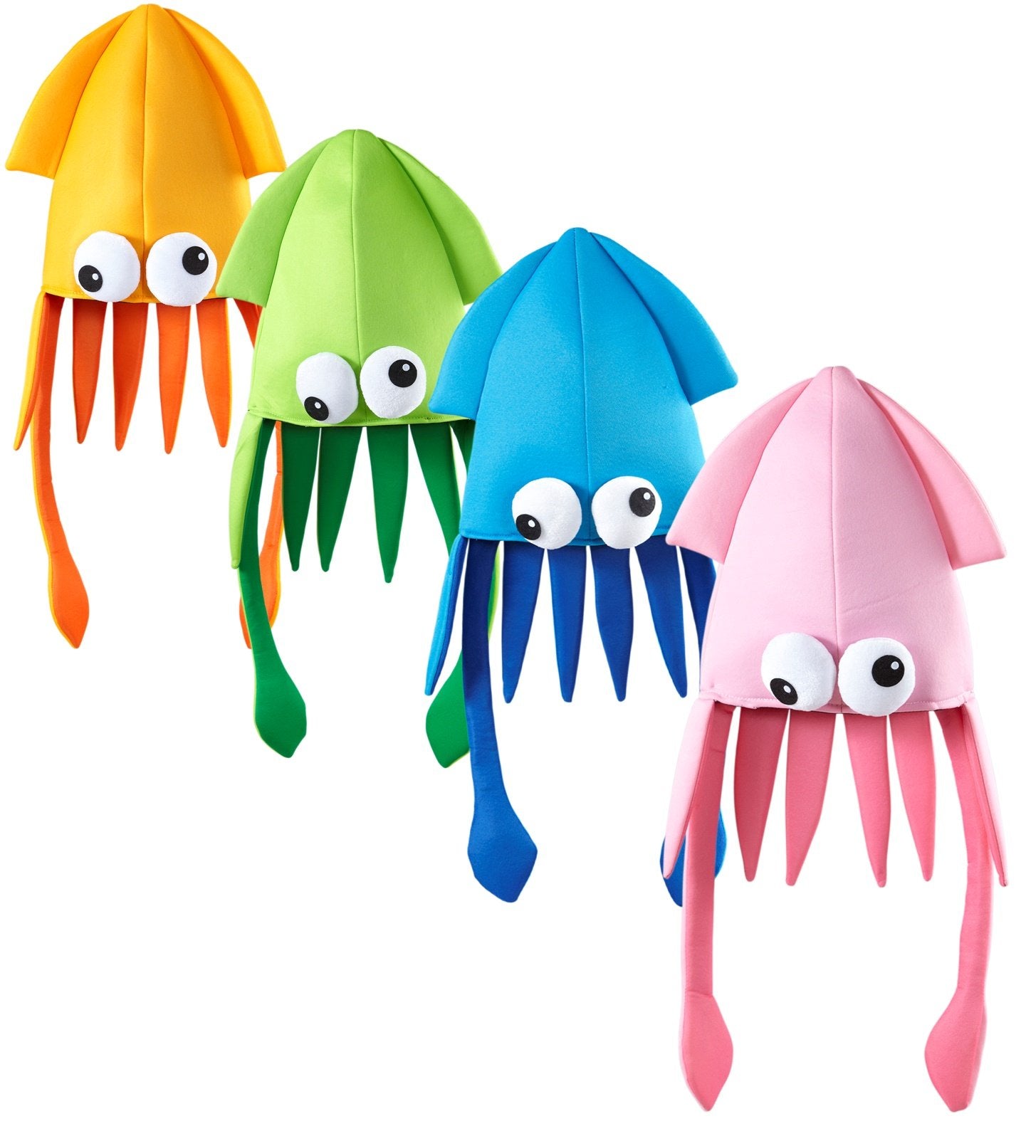 Hat Animal Costume Accessory Giant Squid Assorted Colours