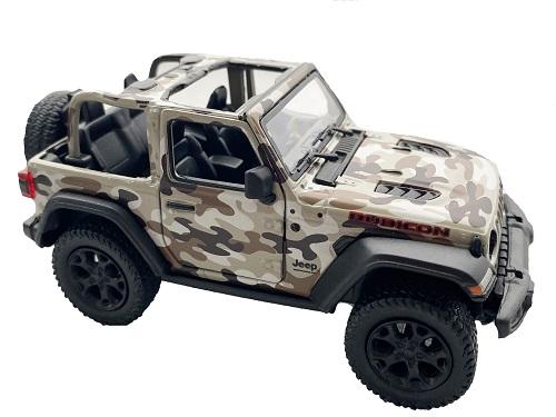 Camouflage Jeep Army Die Cast Wrangler 13cm Assorted Colours