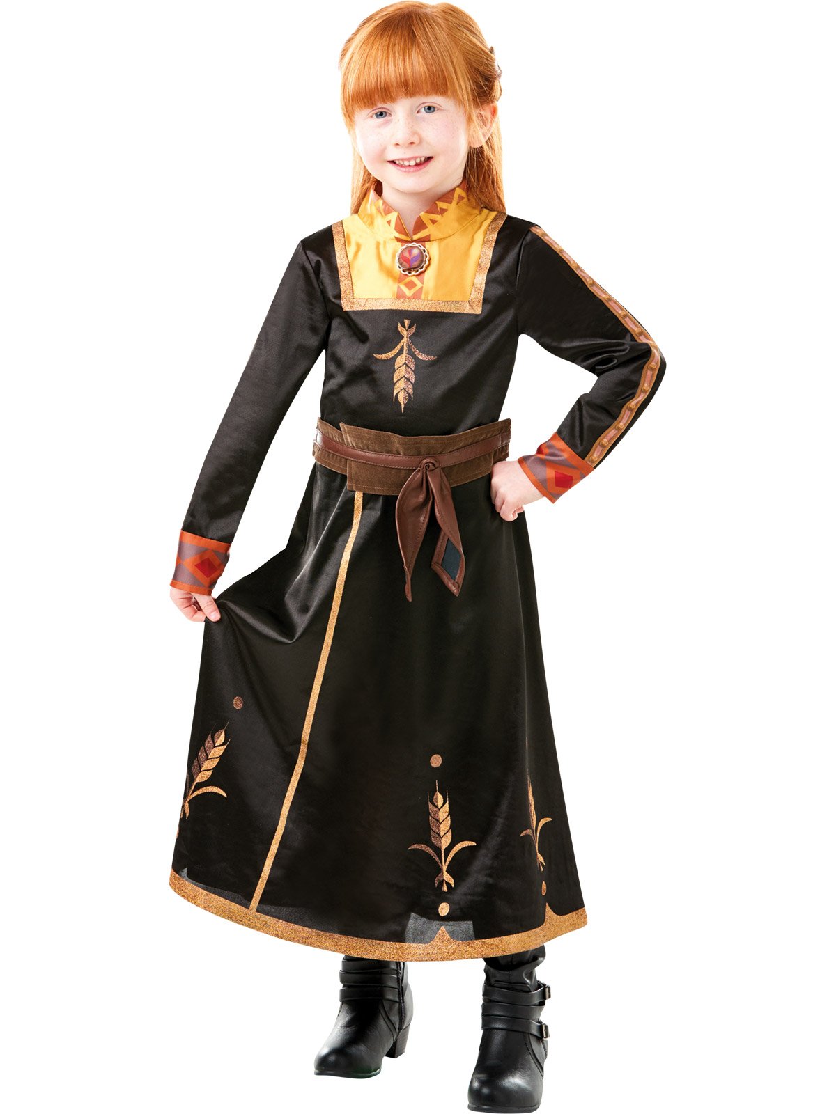 Costume Child Frozen 2 Anna Deluxe Medium Size 6-8 Years