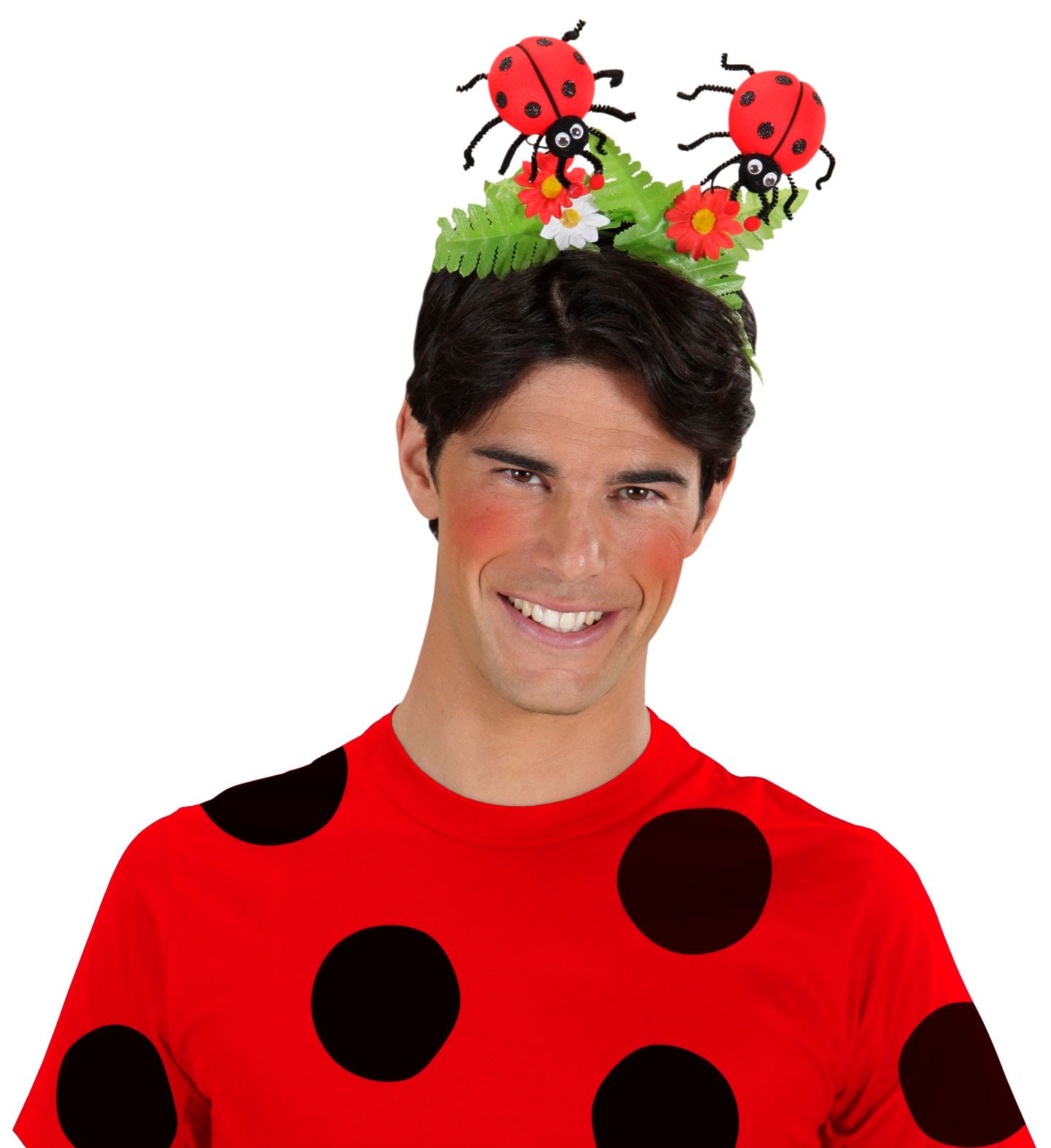 Costume Accessory Garden Ladybug Headband With Flowers