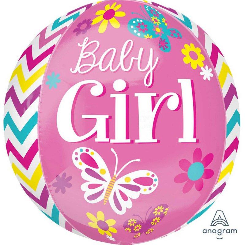 Balloon Shape Orbz Beautiful Baby Girl Last Chance Buy