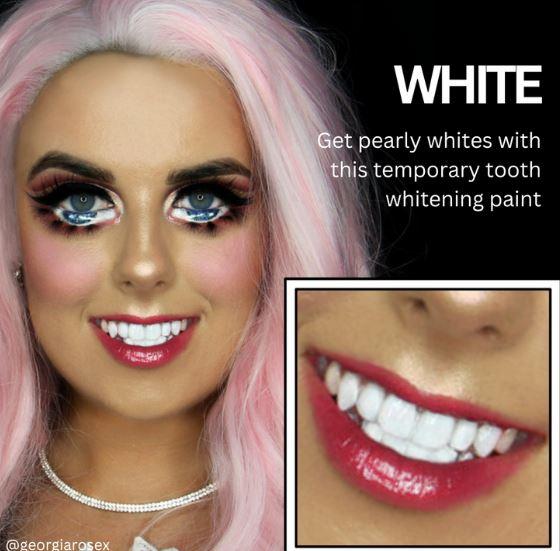 Tooth/Teeth Paint Fx White 4ml Special Effects Mehron Brand Deluxe