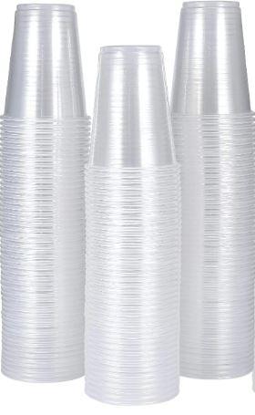 Cups Clear 200ml Plastic Pk/50