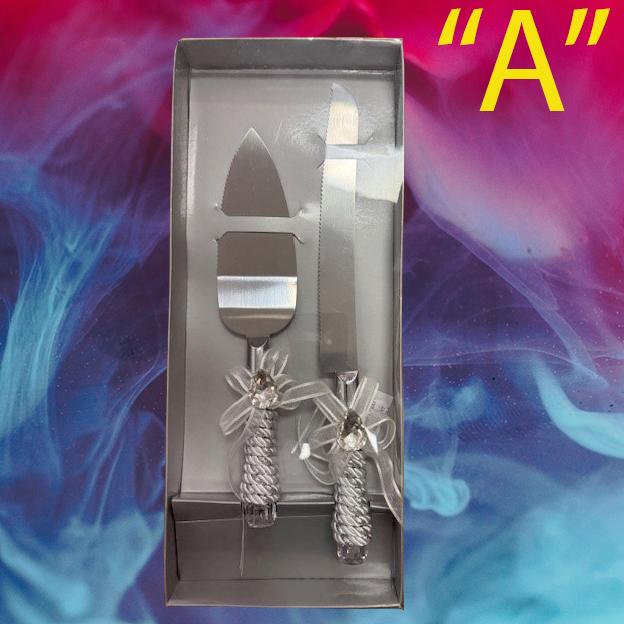 Wedding Cake Knife And Server Set Assorted Styles