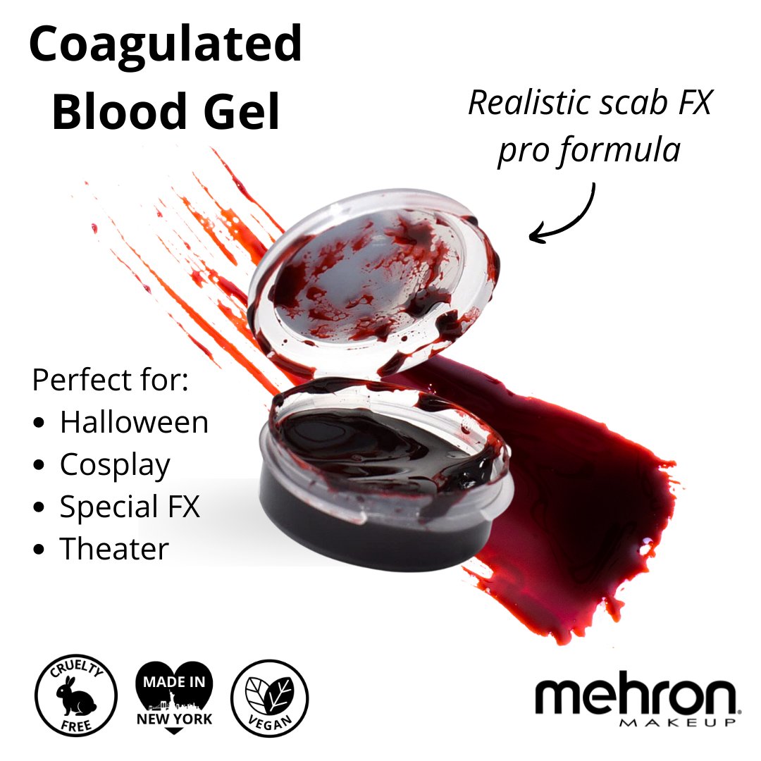 Make Up Special Fx Coagulated Blood Mehron 15gm Professional Quality
