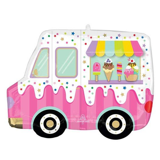 Balloon Foil Super Shape Ice Cream Truck 66cm x 48cm
