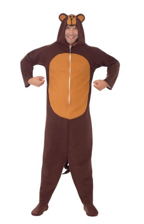 Costume Animal Adult Monkey Brown