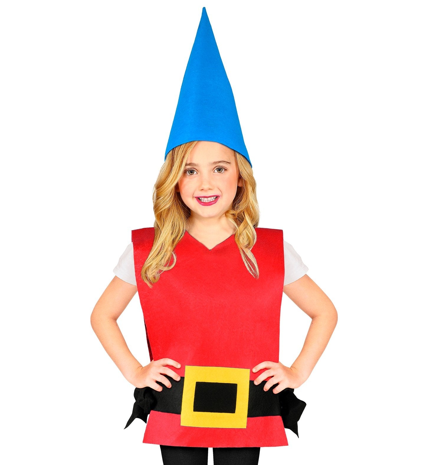 Costume Child Small Gnome/Dwarf/Leprechaun Vest With Belt & Hat 3-5 Years