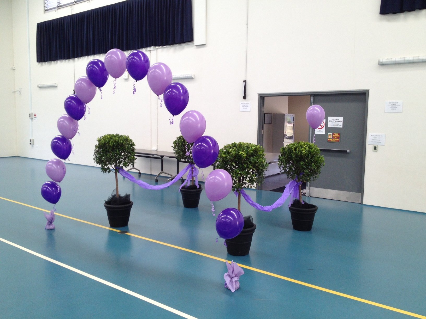 Balloon Pearl Arch x 15 Balloons