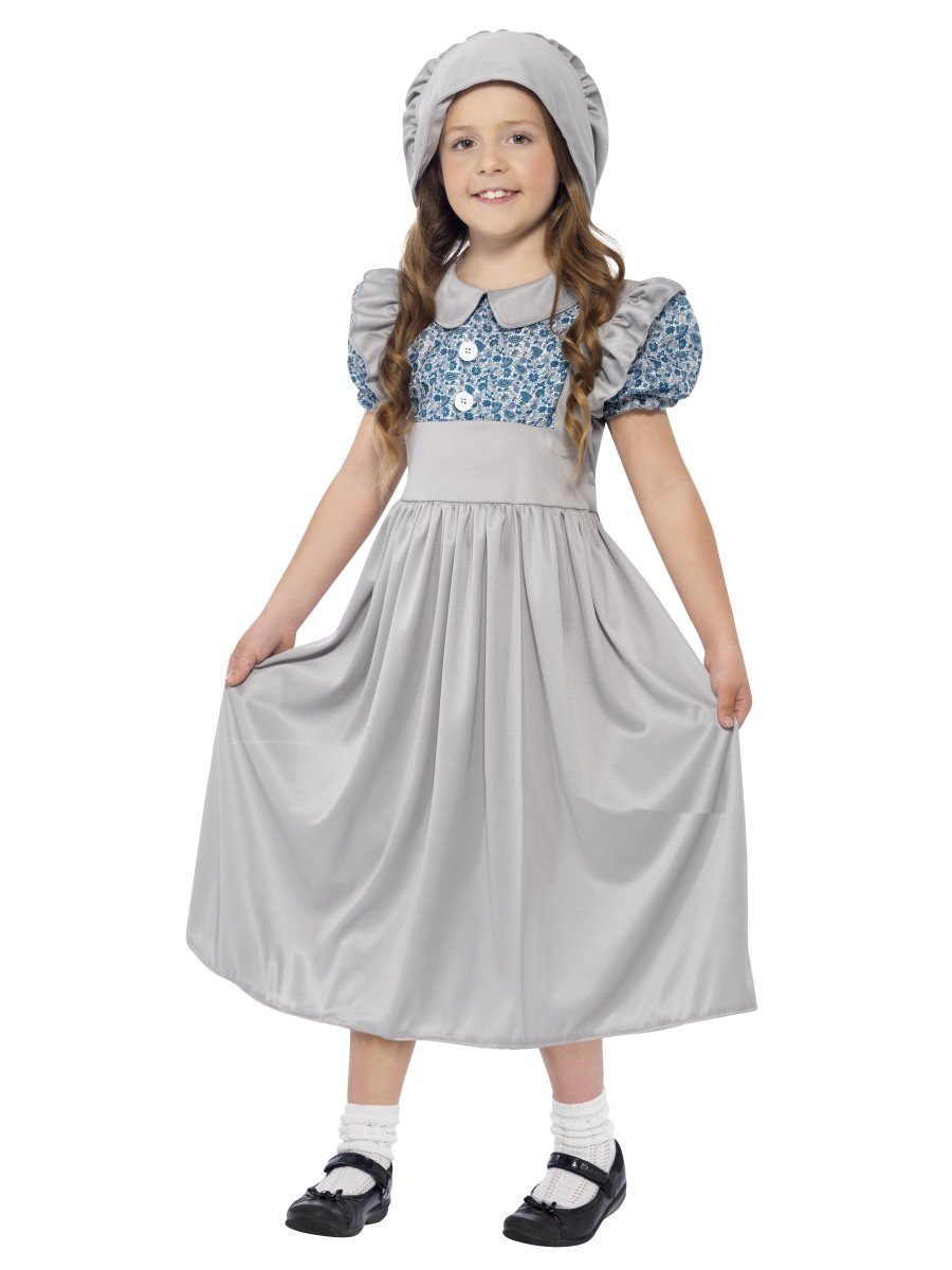 Costume Child Victorian Colonial 1880s School Girl Large