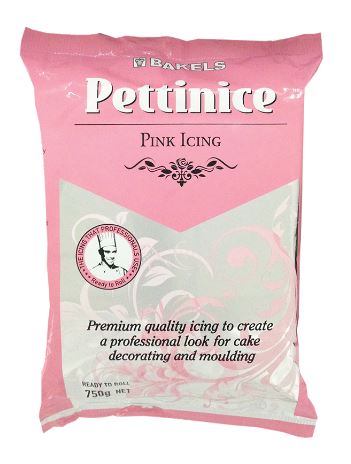 Bakels Pettinice Pink 750g Fondant - Discontinued Last Chance Buy