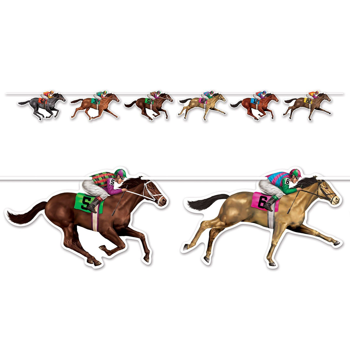 Streamer Banner Horse Racing 1.83m
