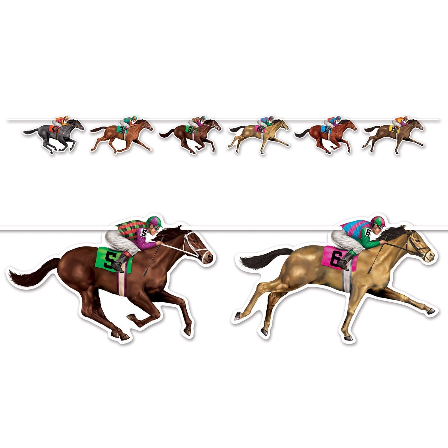 Streamer Banner Horse Racing 1.83m