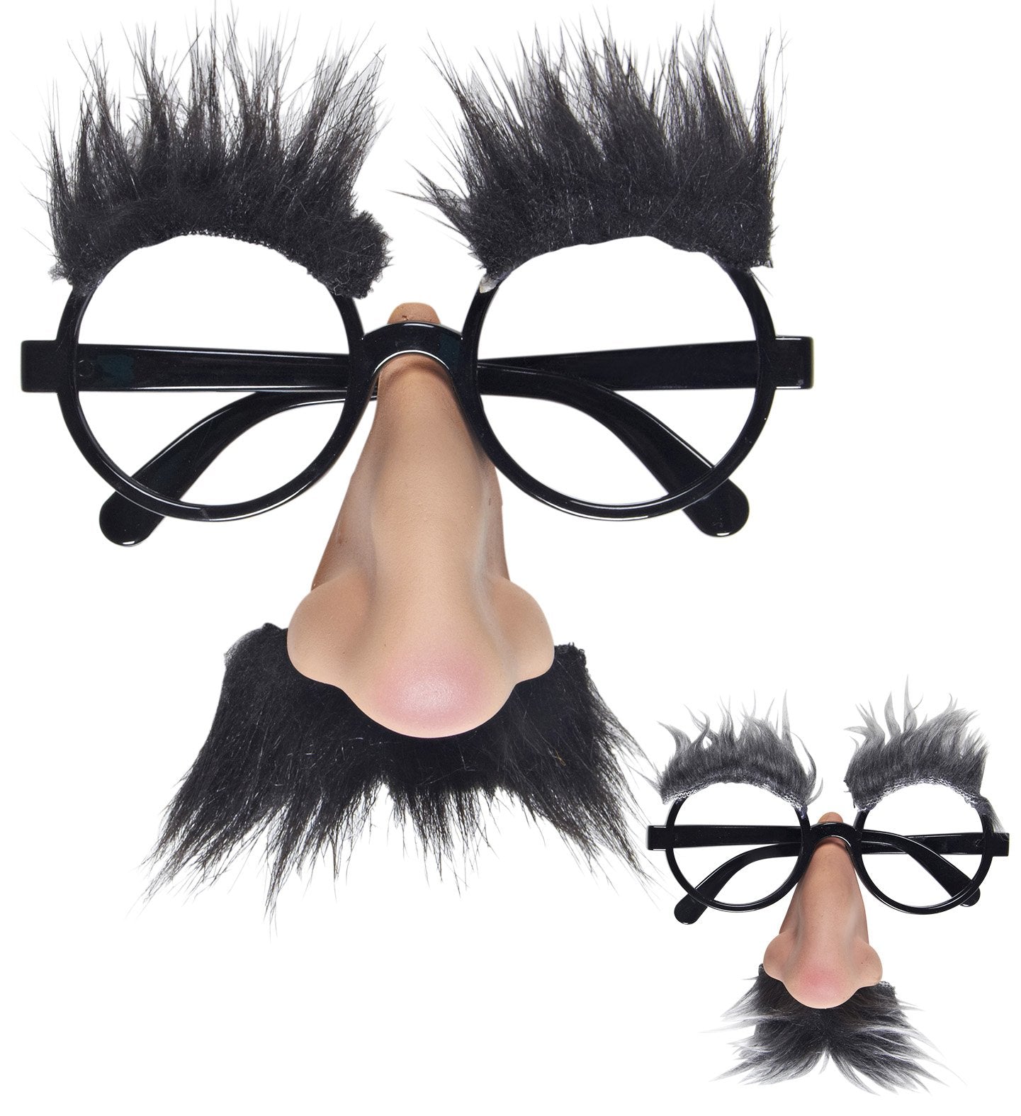 Glasses Groucho/Oktoberfest With Nose Moustache & Eyebrows Assorted Styles