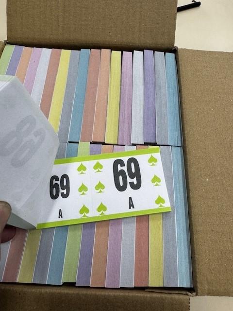 Fundraising Raffle Ticket Book Numbered 1-100 Each