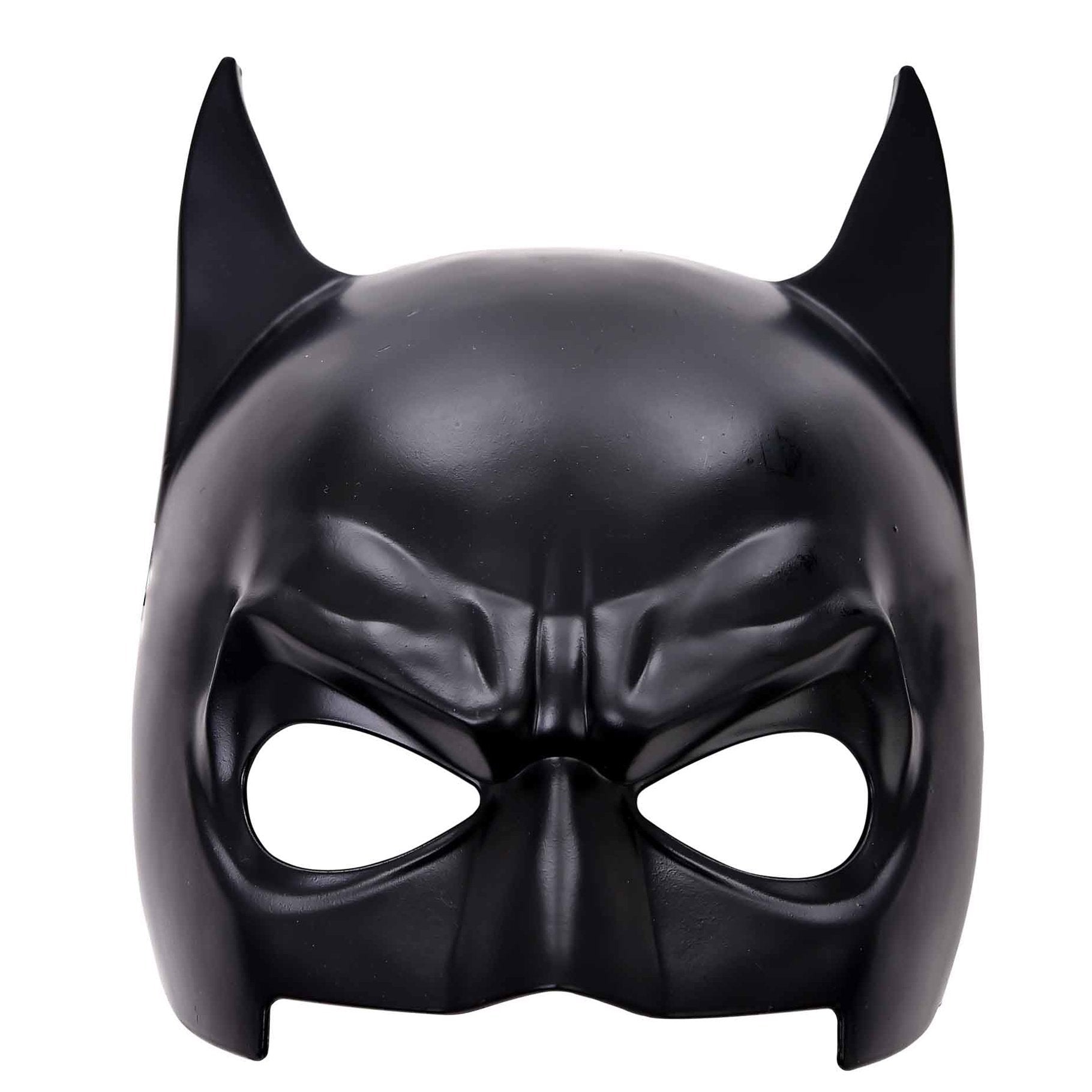 Mask Bat Superhero Animal Shape Matte Black Deluxe