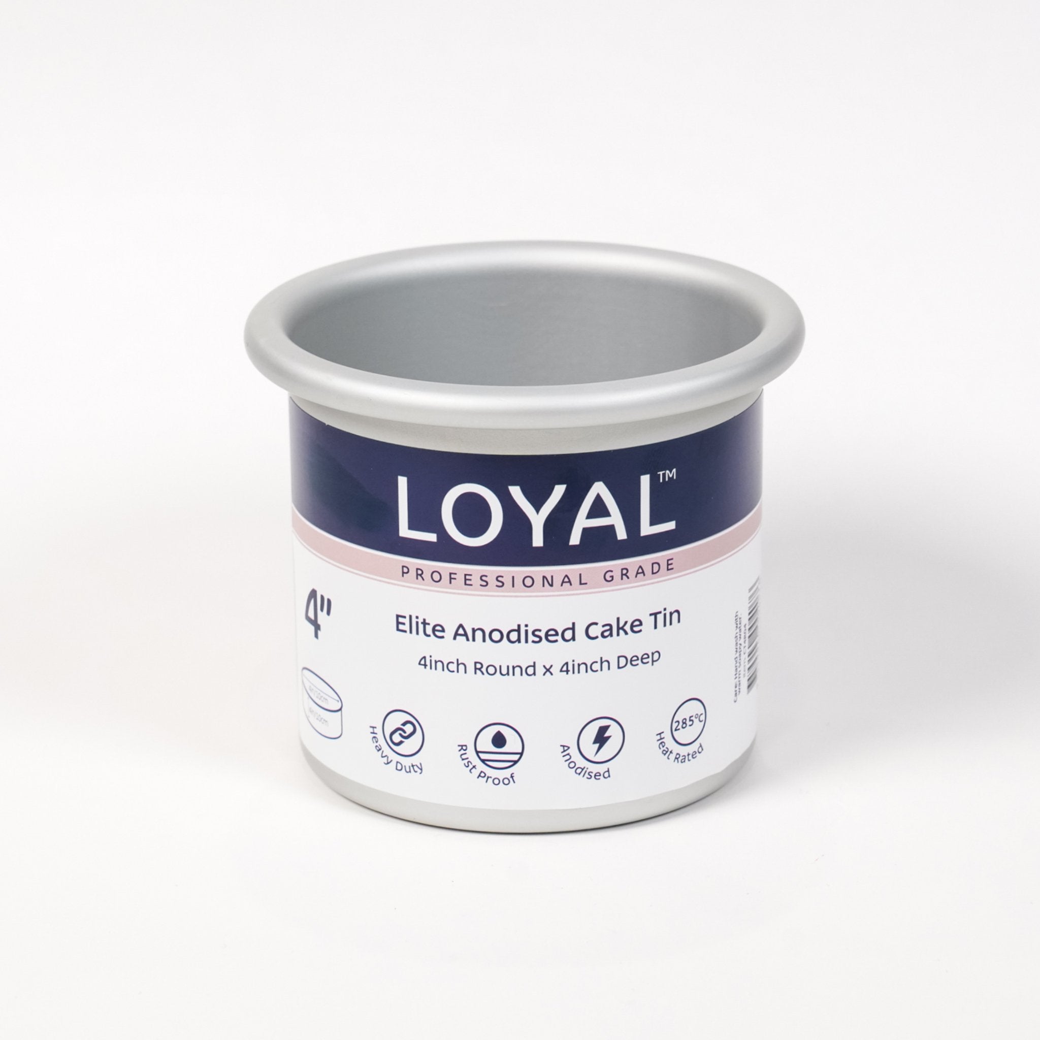 Tin LOYAL Elite 4 Inch Diameter X 4 Inch Deep