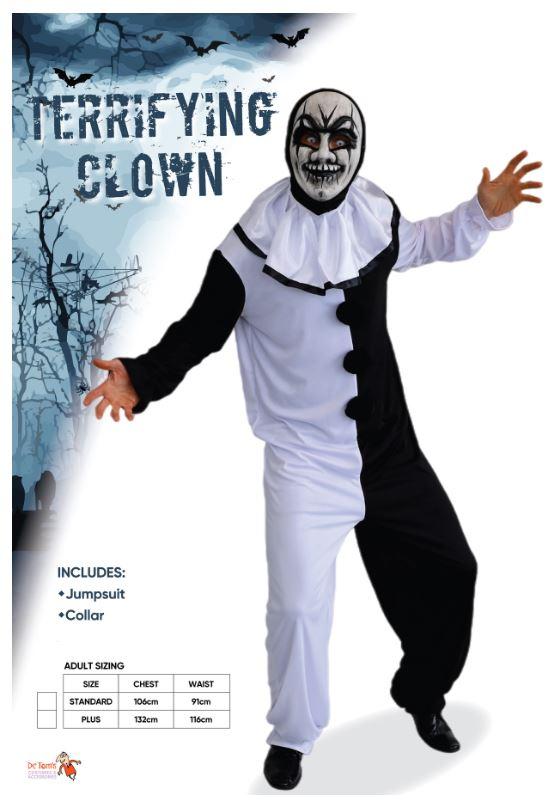 Costume Adult The Terrifying Clown