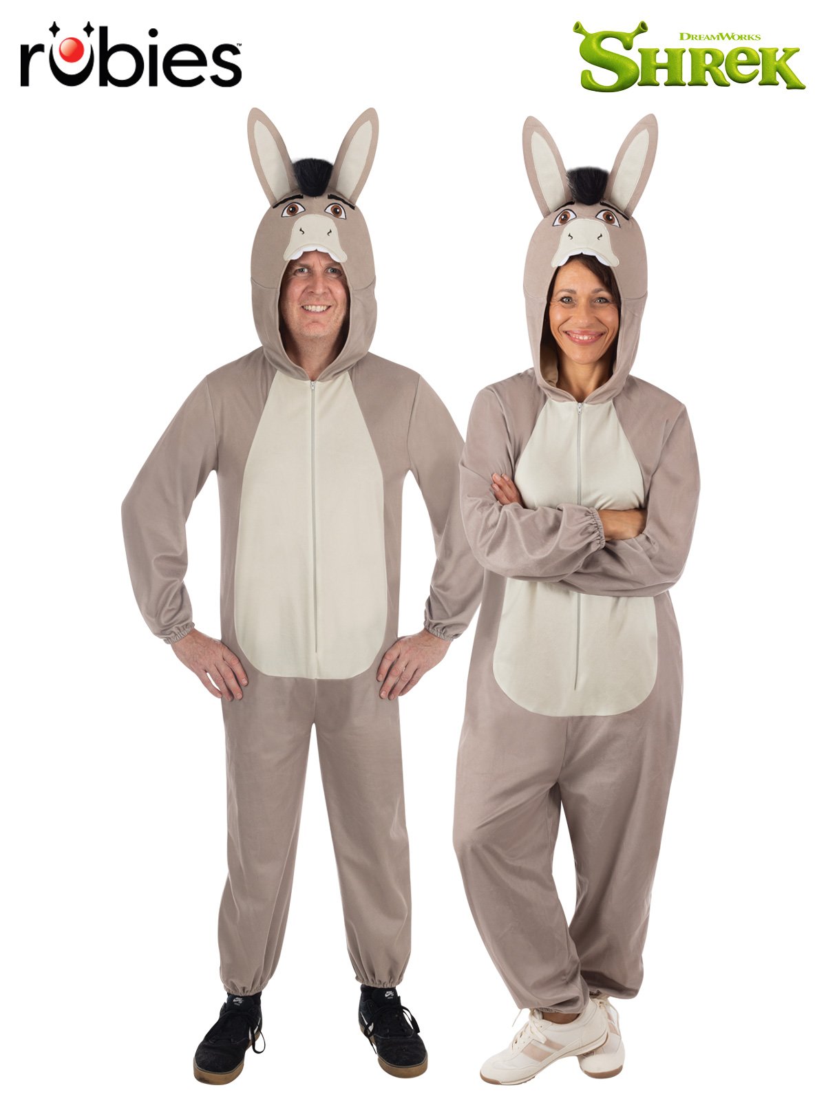 Costume Adult Animal Donkey Shrek Onesie L-XL
