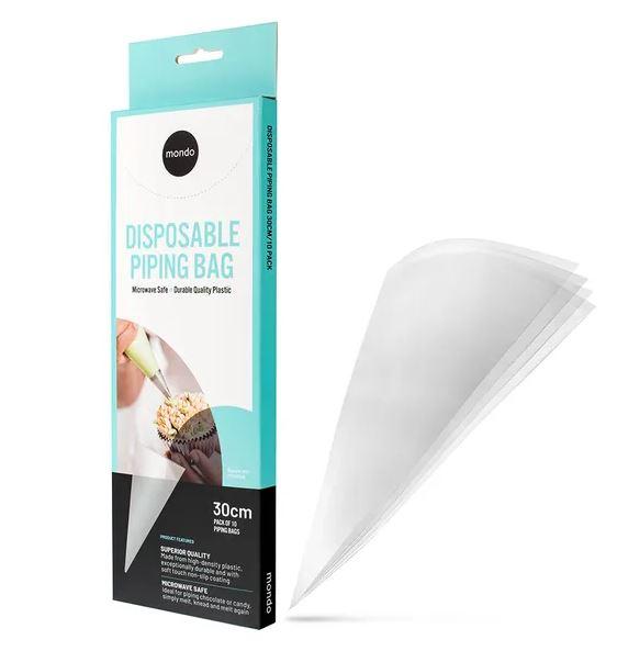 Clear Piping Bags Disposable 30cm Pk/10