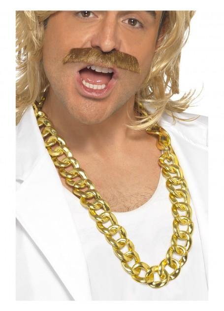 Costume Necklace Big Gold Pimp/Gangster Chain Chunky Hip Hop 1990s 37cm