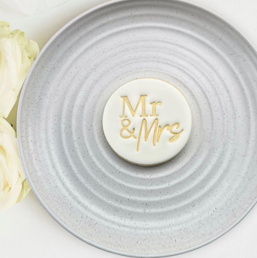 Mr and Mrs Cookie/Biscuit Embosser Cutter