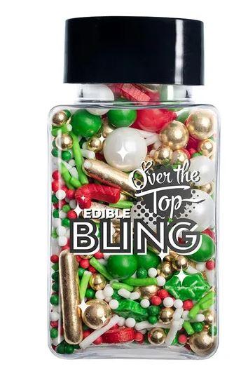 Christmas/Xmas Edible Cake/Cupcake Sugar Sprinkles Mixed 65g