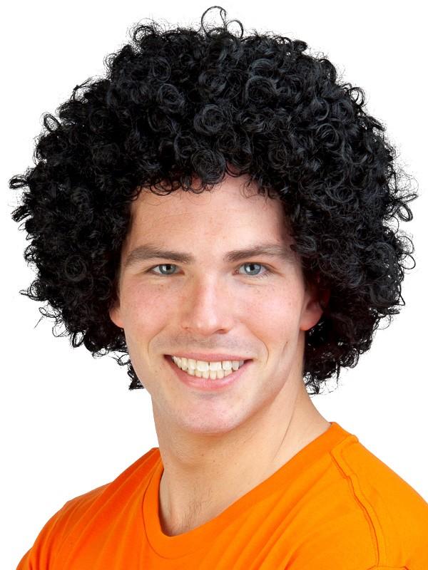 Wig Afro Hernando Black Disco 1970s Costume Accessory