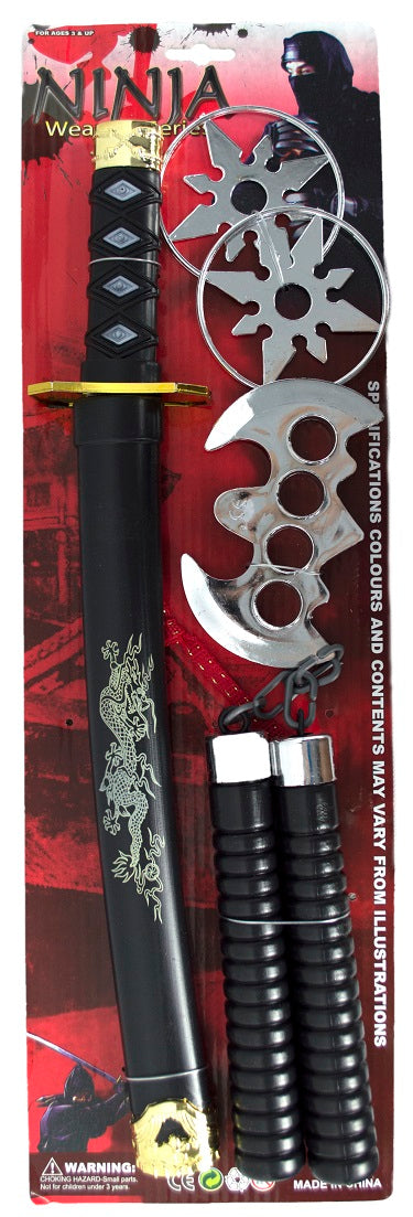 Ninja Weapon Set Costume Accessory